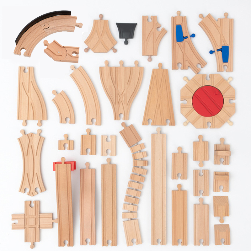 Hot Wheels Car Track Sets - Новые деревянные аксессуары для железной дороги: