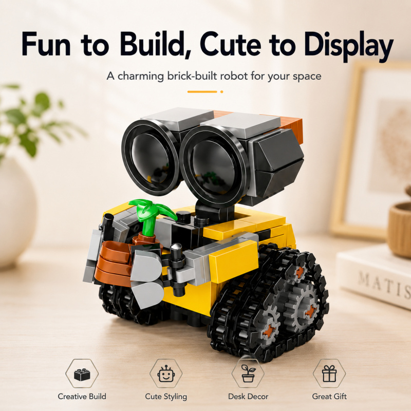 Lego Set Technic - Набор мини-роботов-конструкторов, милая модель робота на