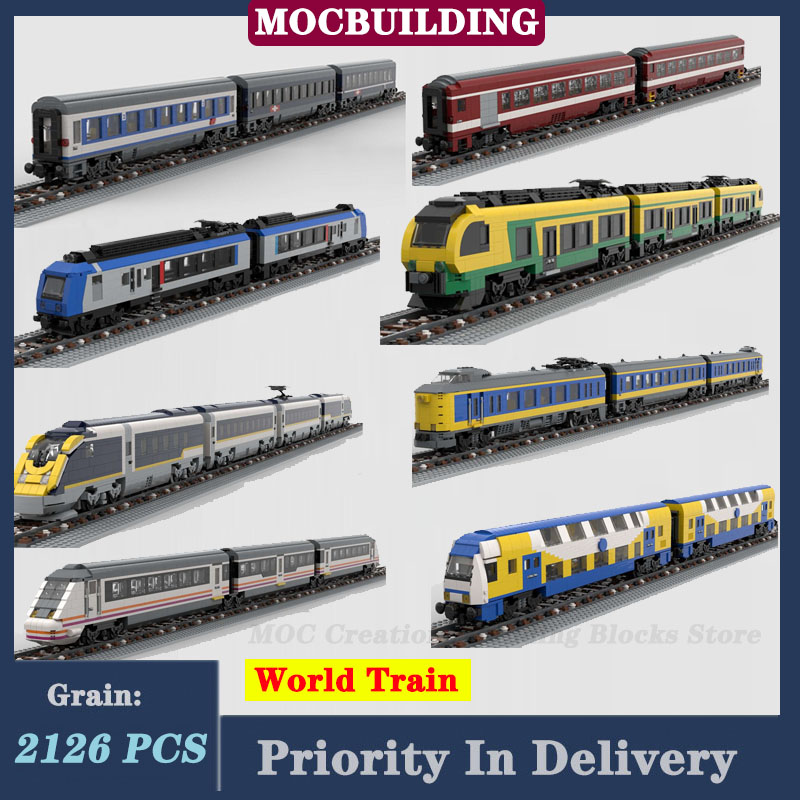 Lego Set City - Город МОС 220 класс дизельный поезд