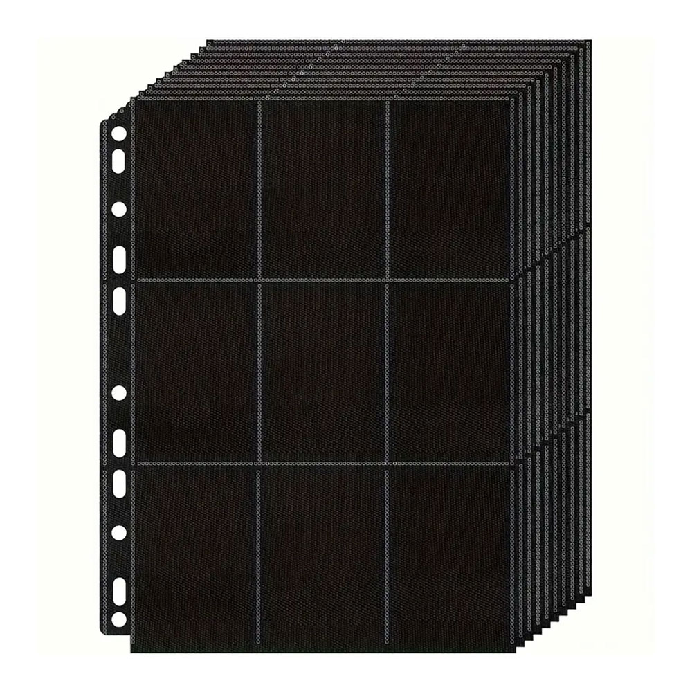 Trading Card Binder - 10 шт./упаковка, бумажник с 9 карманами