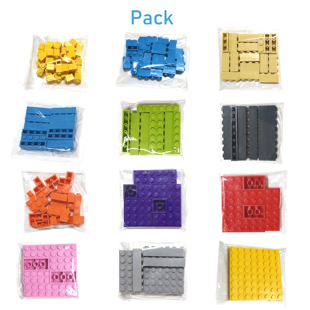 200 шт. 2x4 точек DIY строител – обзор и цена Lego Set City